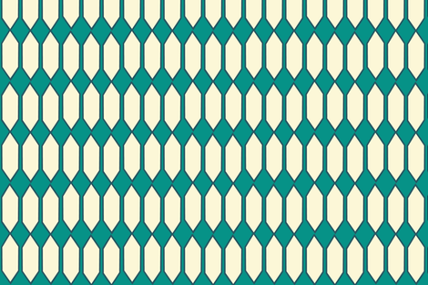 lattice_redo_fall_cream fabric by bexcaliber on Spoonflower - custom fabric
