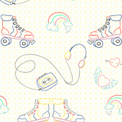 80s Embroidery motifs - small