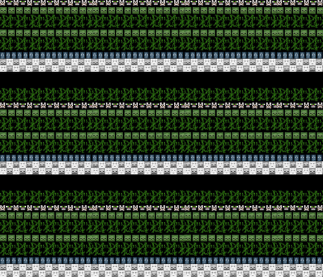minecraft_nether stripe fabric by ceruleana_fiber_arts on Spoonflower - custom fabric
