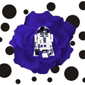 Rstar_wars_r2d2_blue_flower_on_black_polka_dot_on_white