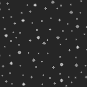 eight-bit snowflakes
