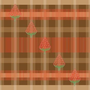 Strawberry Garden Plaid