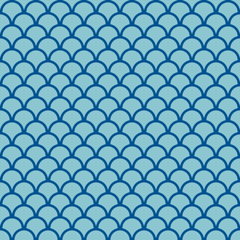 scallops ocean fabric by mojiarts on Spoonflower - custom fabric