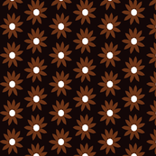 Autumn Leaves - Flower Chocolate Brown