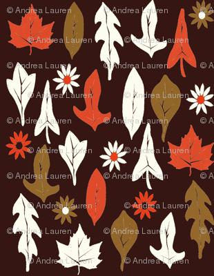Autumn Leaves - Chocolate