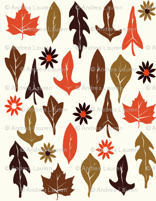 Autumn Leaves - Cream