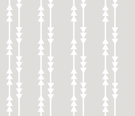 Gray Arrows fabric by shastafeltman on Spoonflower - custom fabric