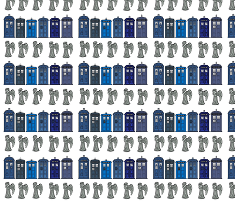 weeping angels and the tardis