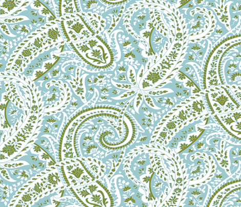 AMALA_cachemire fabric by leitmotifs on Spoonflower - custom fabric