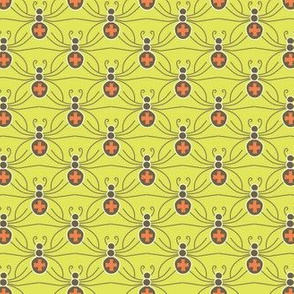 A Web of Black Widows - neon