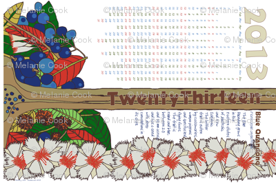 2013 Calendar - Blue Quandong