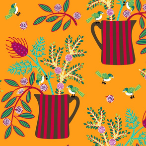 Wildflowers_and_silvereyes