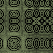 Ikat Sage Primitive Print