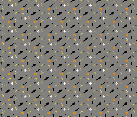 halloween-stof fabric by mandrake on Spoonflower - custom fabric