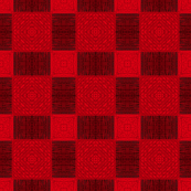 Ikat Plaid Weave in Red