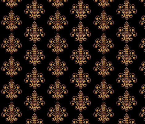 ©2011 fleur de lis - black