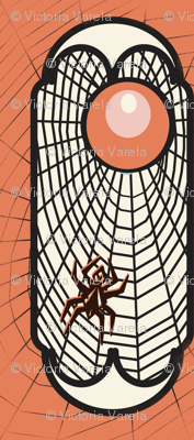Spider web (orange)