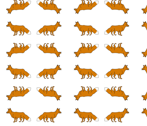Fox Trot fabric by solardropper420 on Spoonflower - custom fabric