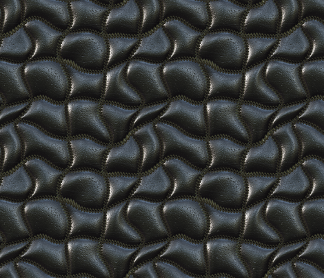 Wave-quilted leather fabric by bonnie_phantasm on Spoonflower - custom fabric