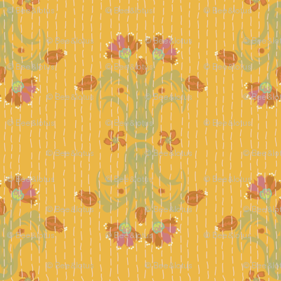 Kantha Bouquet 2