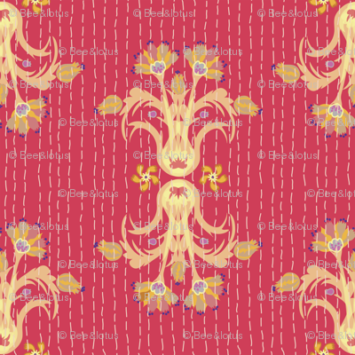 Kantha Bouquet 7