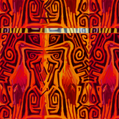 Matuku Cranes in Tangerine and Reds