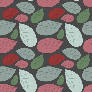 retro leaves