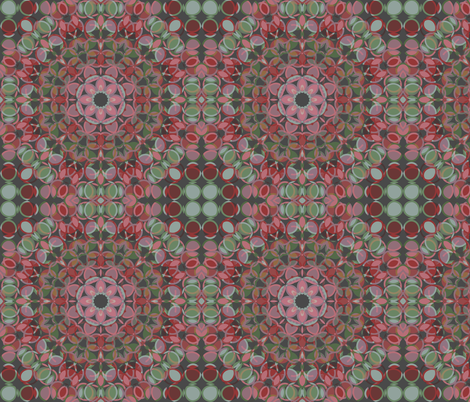 retro geometry in kaleidospope fabric by kociara on Spoonflower - custom fabric