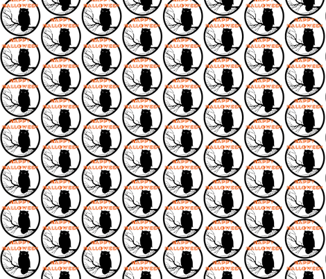 Happy Halloween fabric by leahvanlutz on Spoonflower - custom fabric