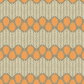 Armadillo Poppy Chevron