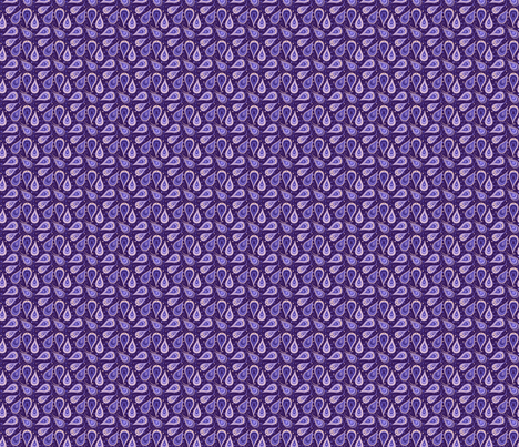 Cachemire rose bleue fabric by manureva on Spoonflower - custom fabric