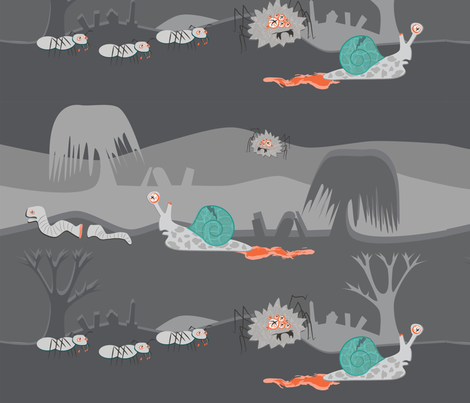 A Bug's (After)Life fabric by violet's_pet_spider on Spoonflower - custom fabric