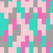 bricks - pink green