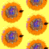 orange_sunflower_center