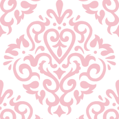 pink on white