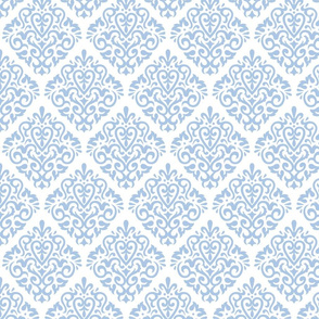 blue on white  