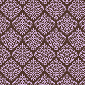 lavendar on brown 