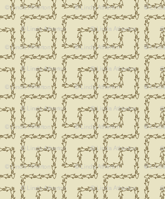 Armadillo Greek Key - Ivory
