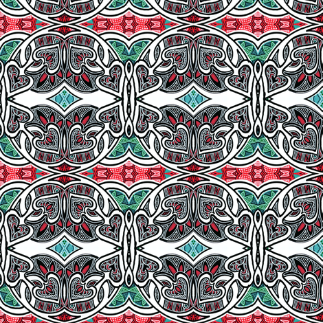 Art Nouveau Country Style fabric by edsel2084 on Spoonflower - custom fabric