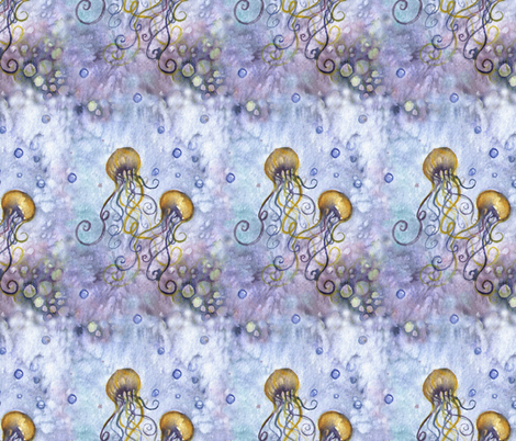 Twin Jellies fabric by riverwalker_arts on Spoonflower - custom fabric