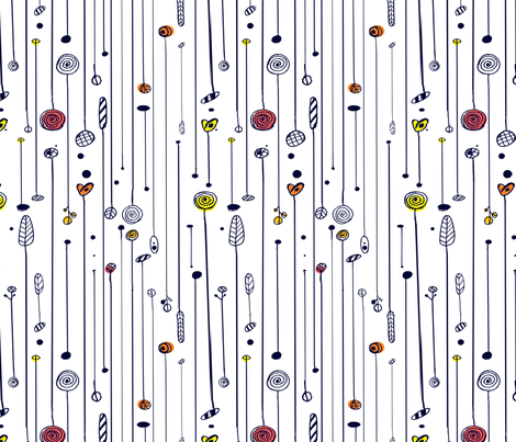 Autumn Trees fabric by samossie on Spoonflower - custom fabric