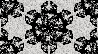 flower rats black/white