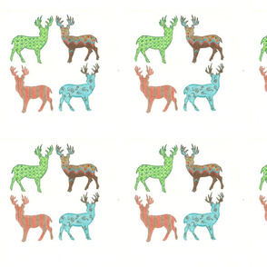 Patchwork Meadow Deer