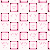 Happy Hearts Framed