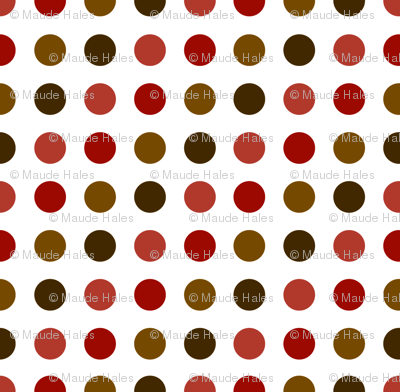 Earthtone Dots