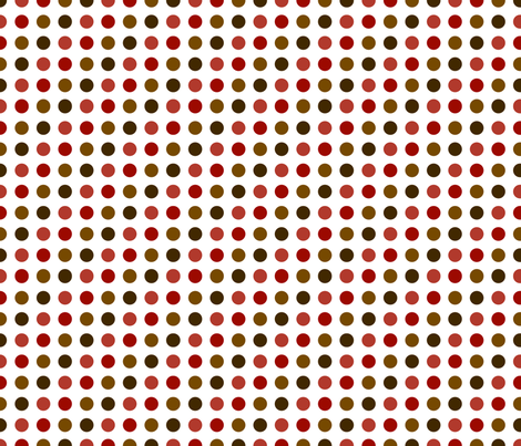Earthtone Dots fabric by melhales on Spoonflower - custom fabric