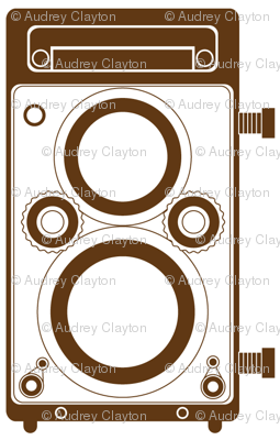 Brown Twin Lens Reflex