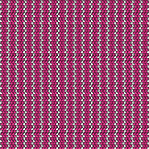 Suspicious Robotics (Pink on White, Small Pattern)