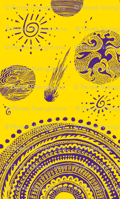 yellow purple highest heavens