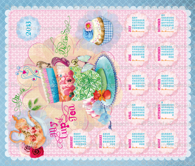 Tea Towel Calender 2013